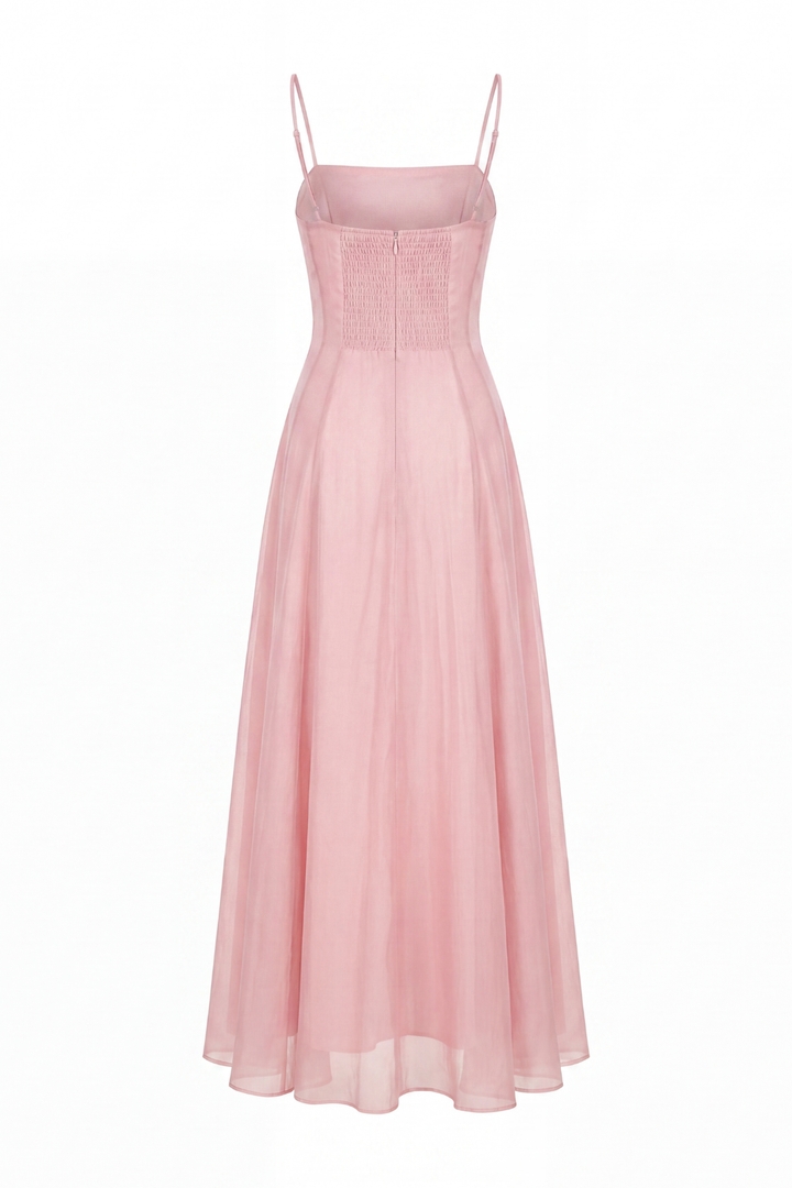 Seraphina Ruffled Tulle Maxi Dress