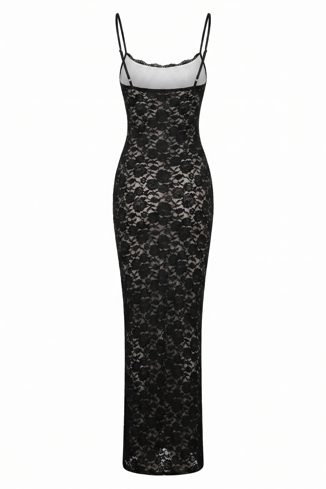 Maya Lace Detail Maxi Gown