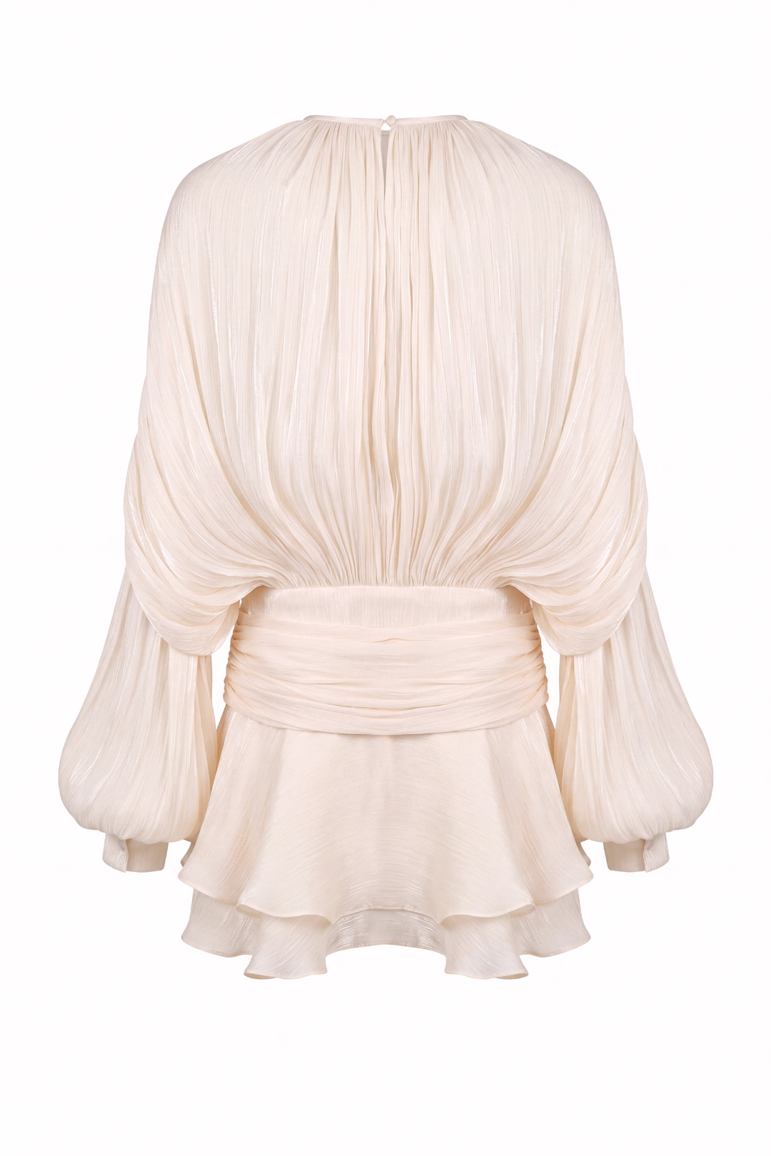 Melissa Pleated Ruffle Mini Dress