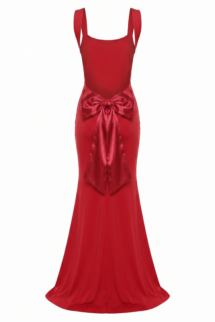 Jane Backless Open Back Maxi Gown