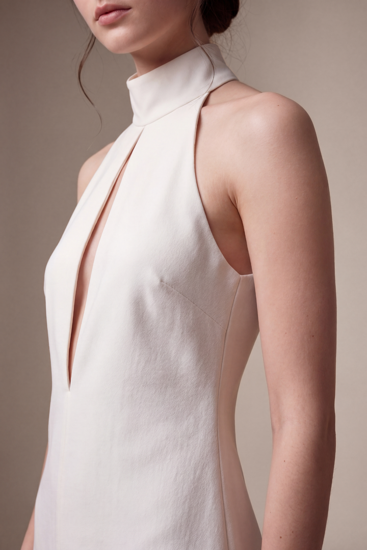 Fariha Sleeveless Cutout Mini Dress