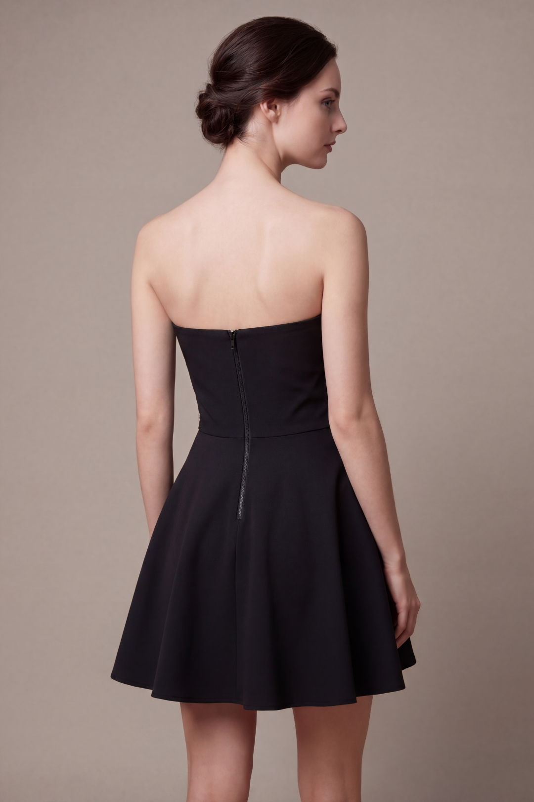 Selora Crystal Embellished A-Line Mini Dress