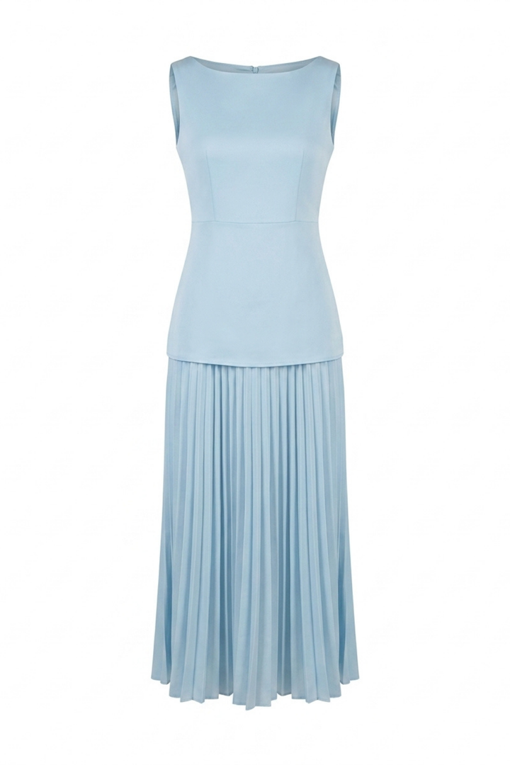 Serena Pleated Midi Dress