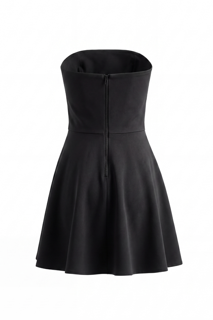 Selora Crystal Embellished A-Line Mini Dress