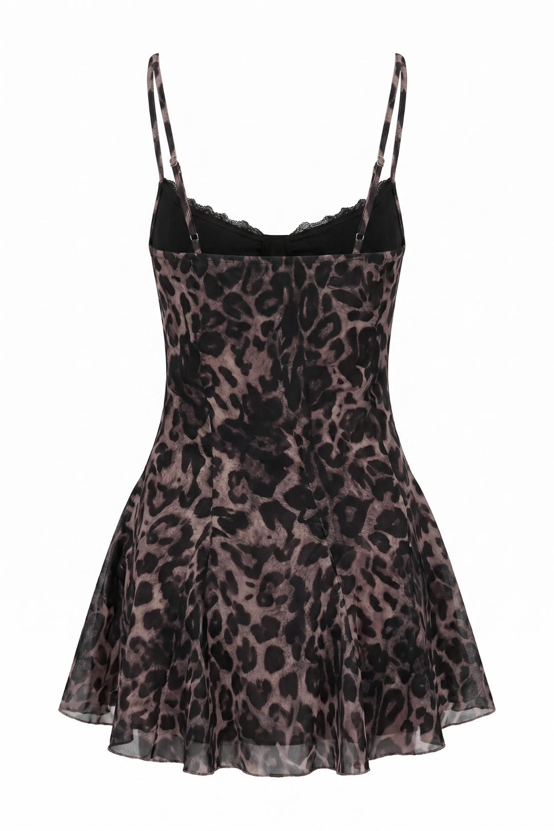 Kitty Plisse Lace Cup Mini Dress