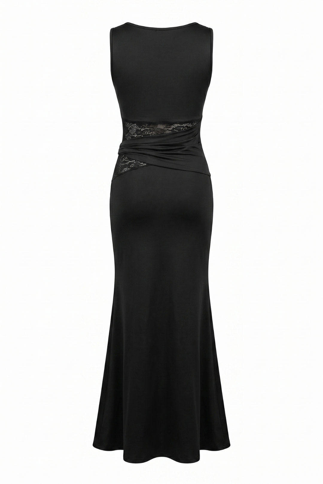 Fluxia Draped Silhouette Maxi Dress