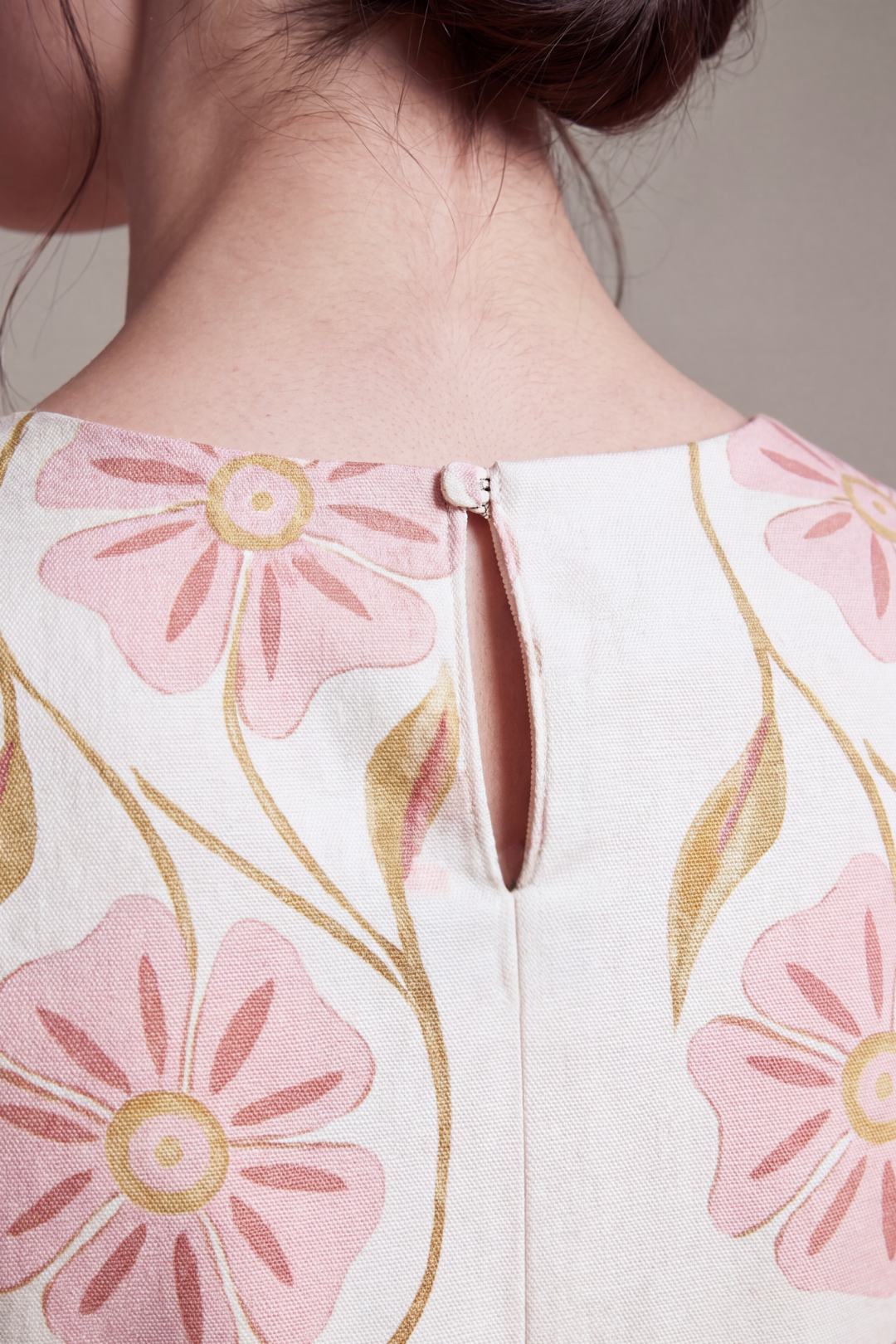 Romantic Print Sleeveless Dress