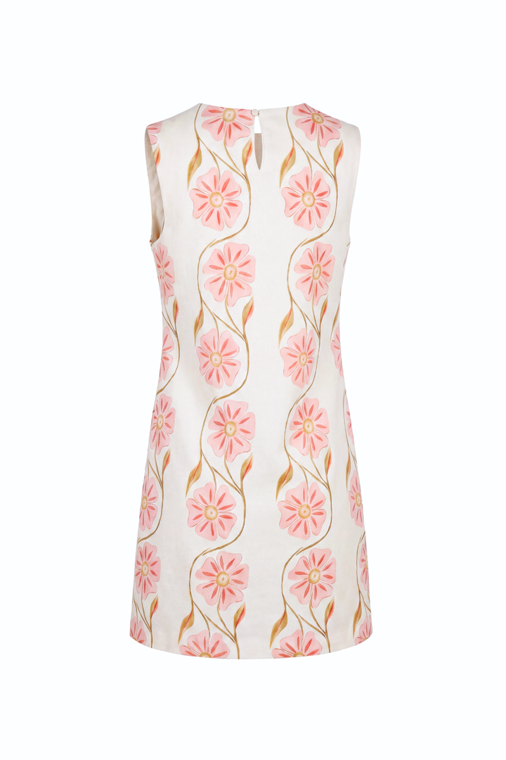 Romantic Print Sleeveless Dress