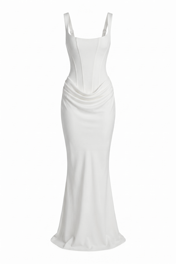 Leora Draped Maxi Gown