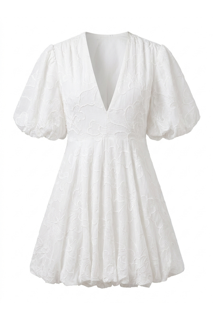 Fleur Flowy Ruffle Mini Dress