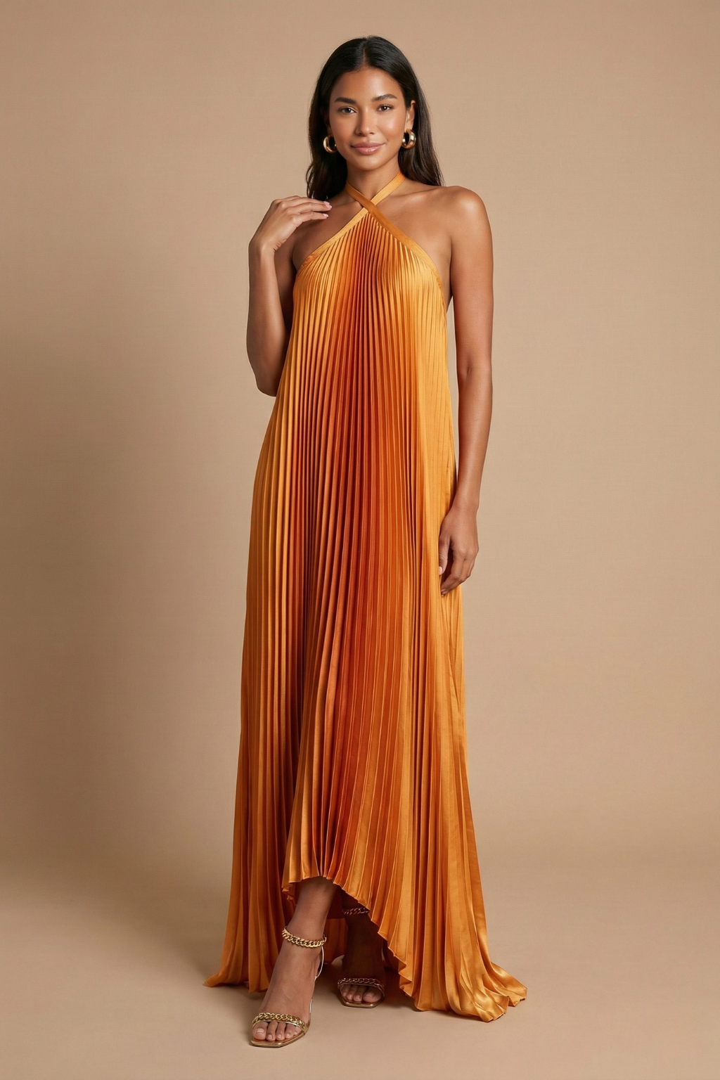 Naomi Sleek Silhouette Evening Gown