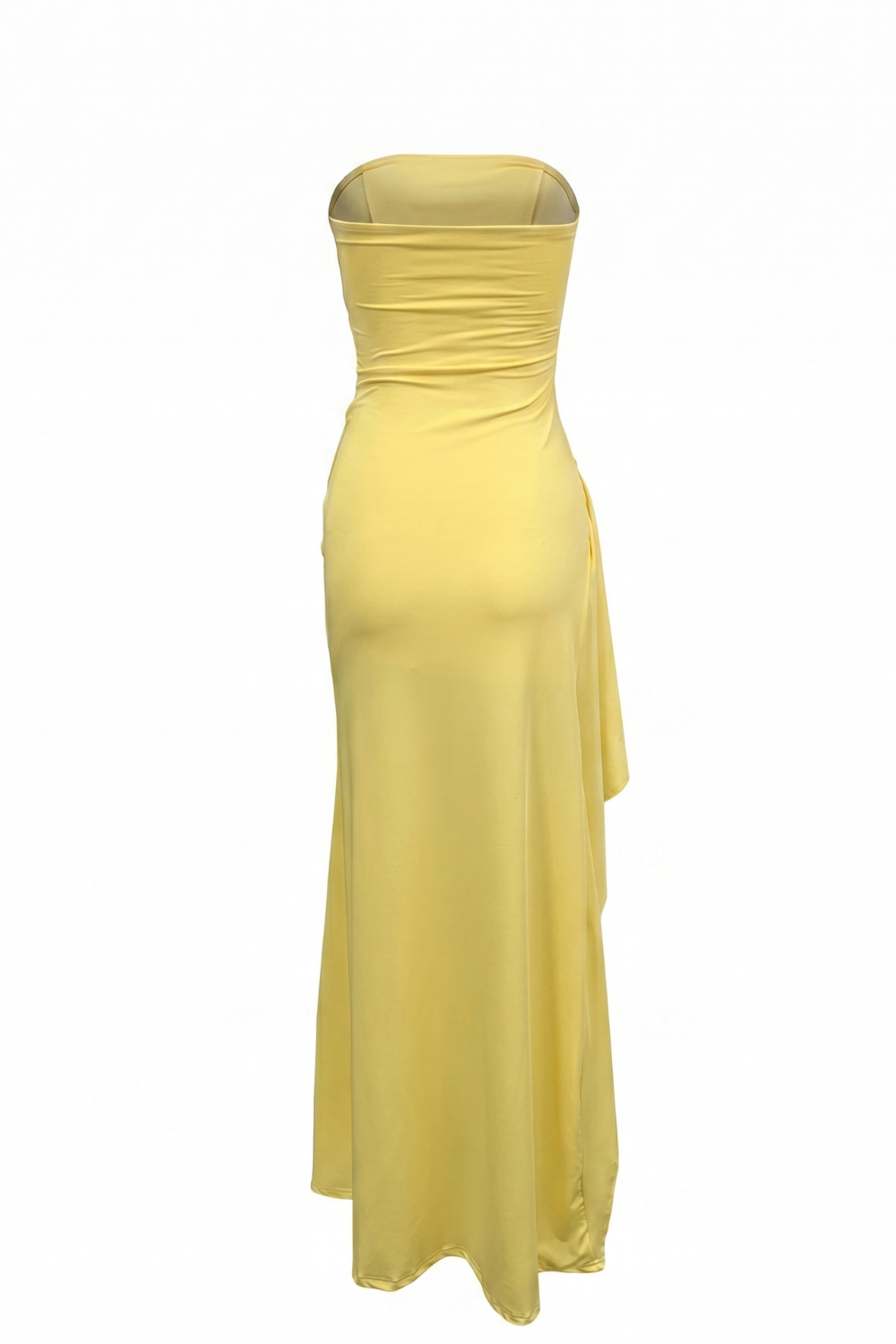 Meadow Ruched Ruffle Maxi Gown