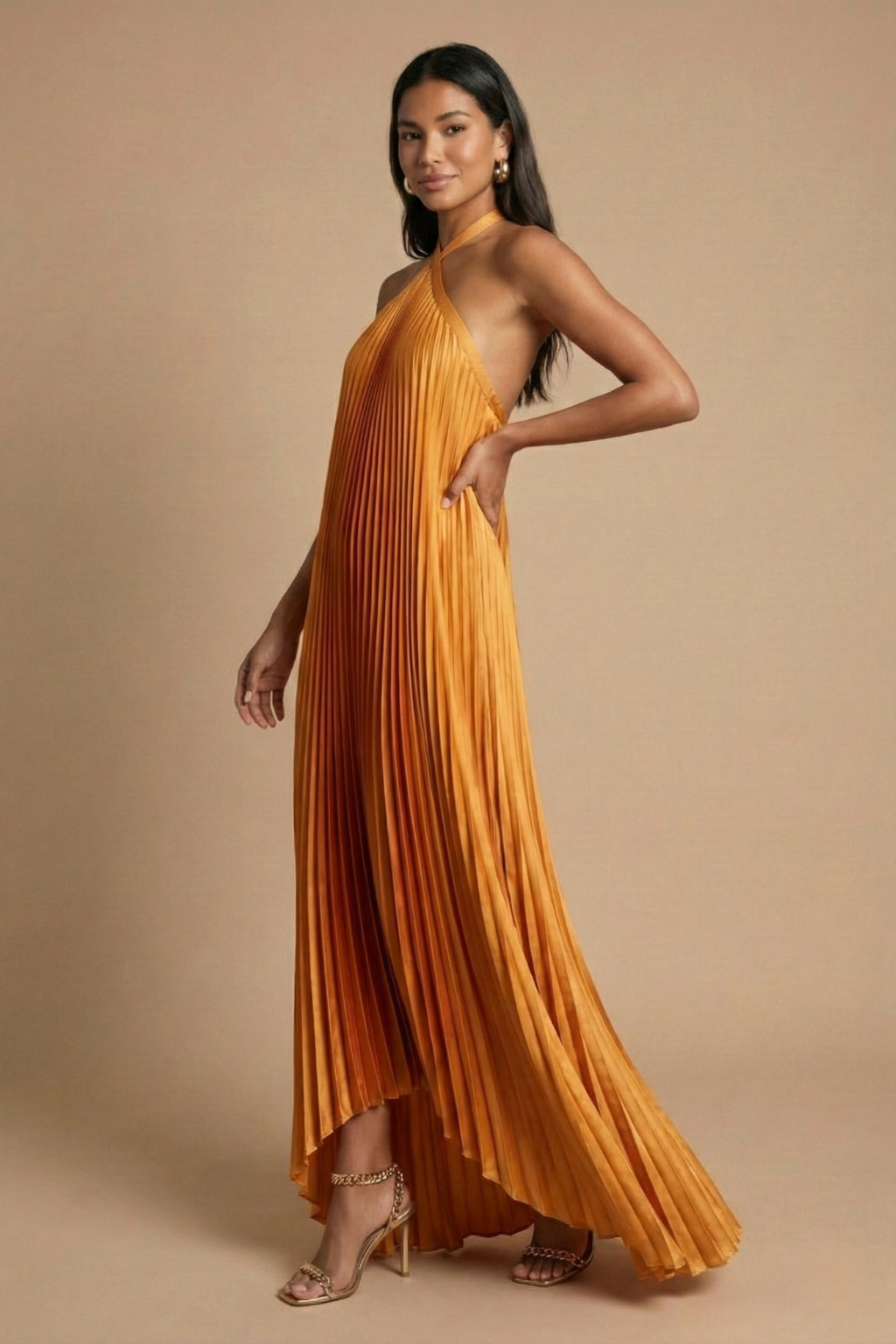 Naomi Sleek Silhouette Evening Gown
