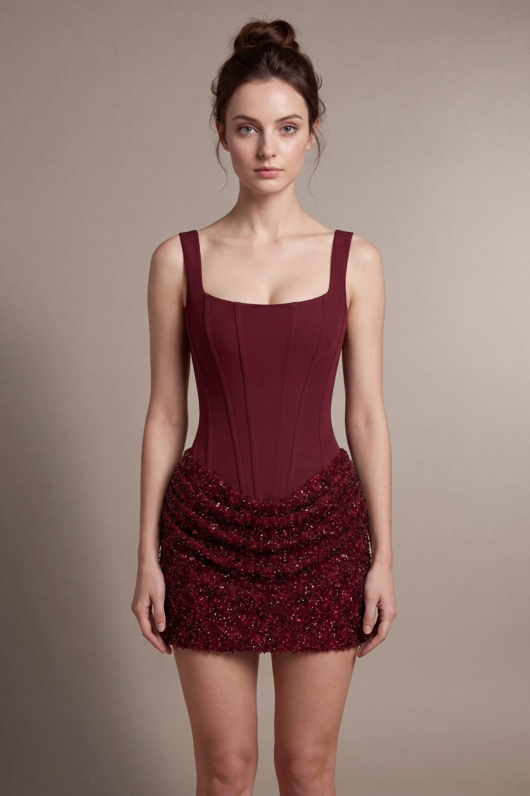 Tamara Sculpted Corset Mini Dress