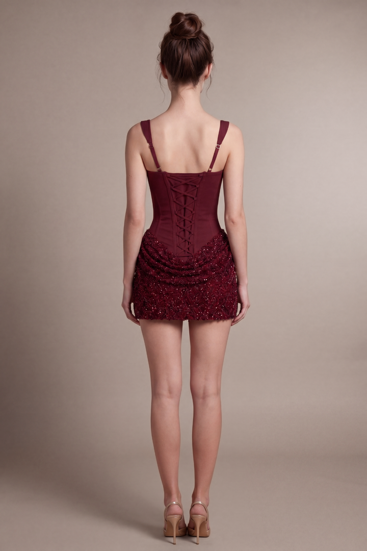Tamara Sculpted Corset Mini Dress