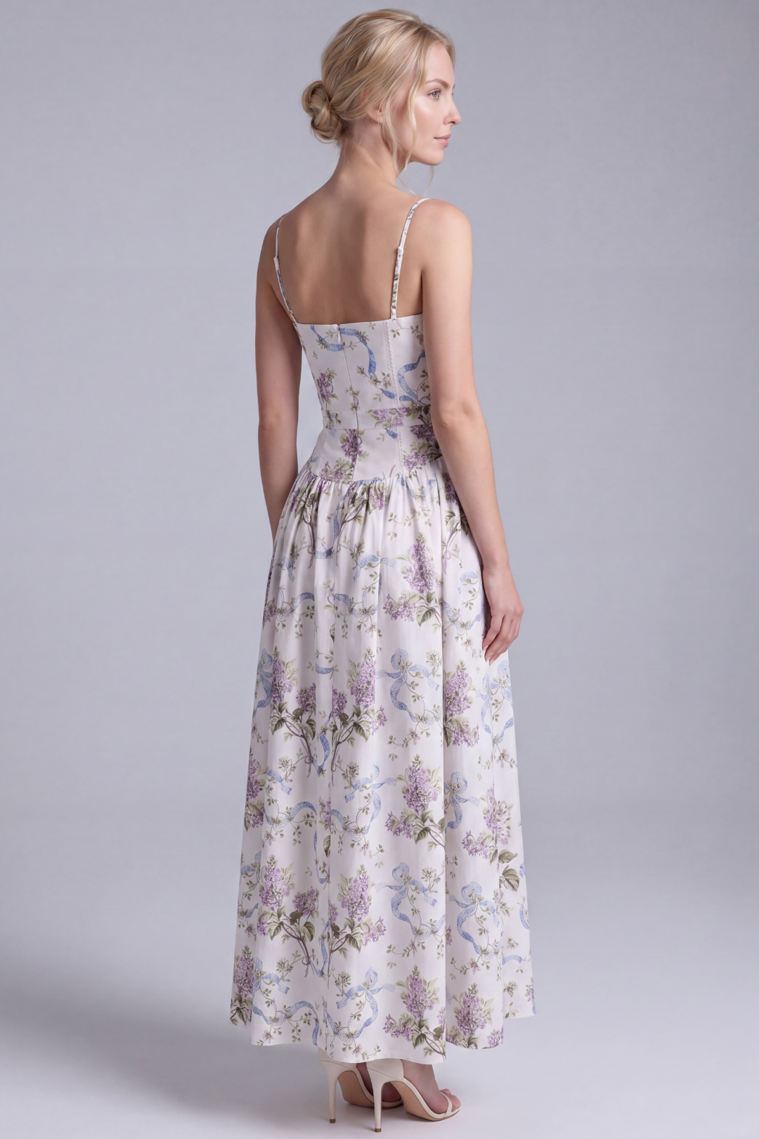 Clara Floral Print Maxi Gown