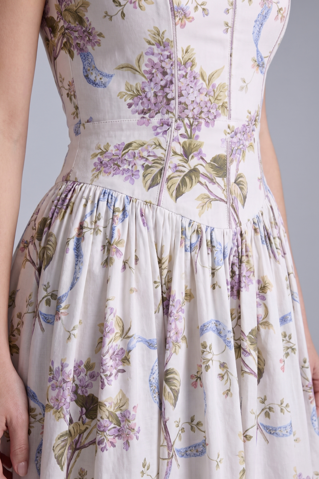 Clara Floral Print Maxi Gown