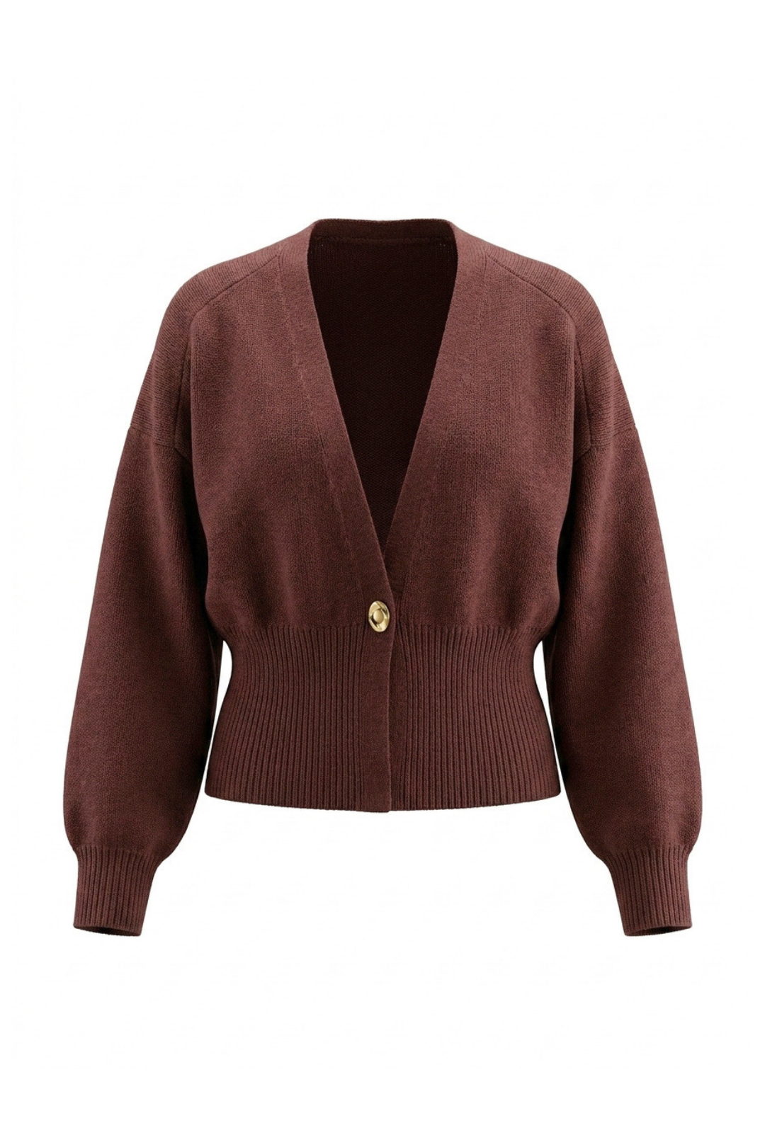 Margot Golden Button Knit Cardigan