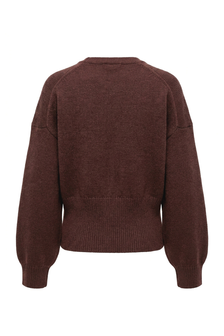 Margot Golden Button Knit Cardigan