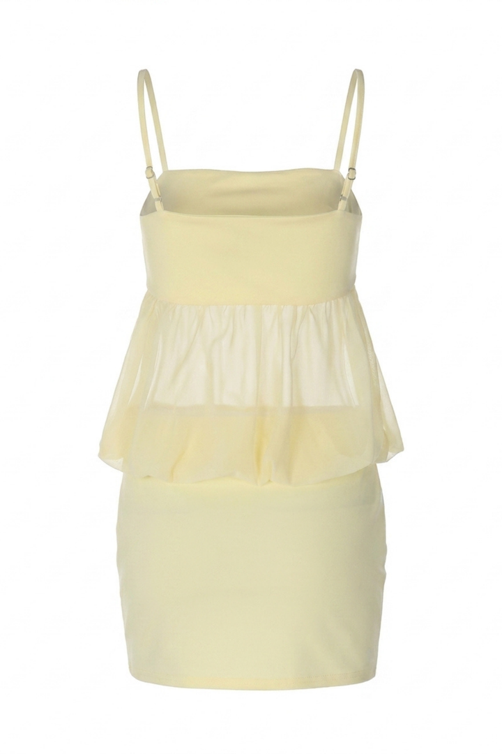Sienna Off Shoulder Mesh Bodycon Mini Dress