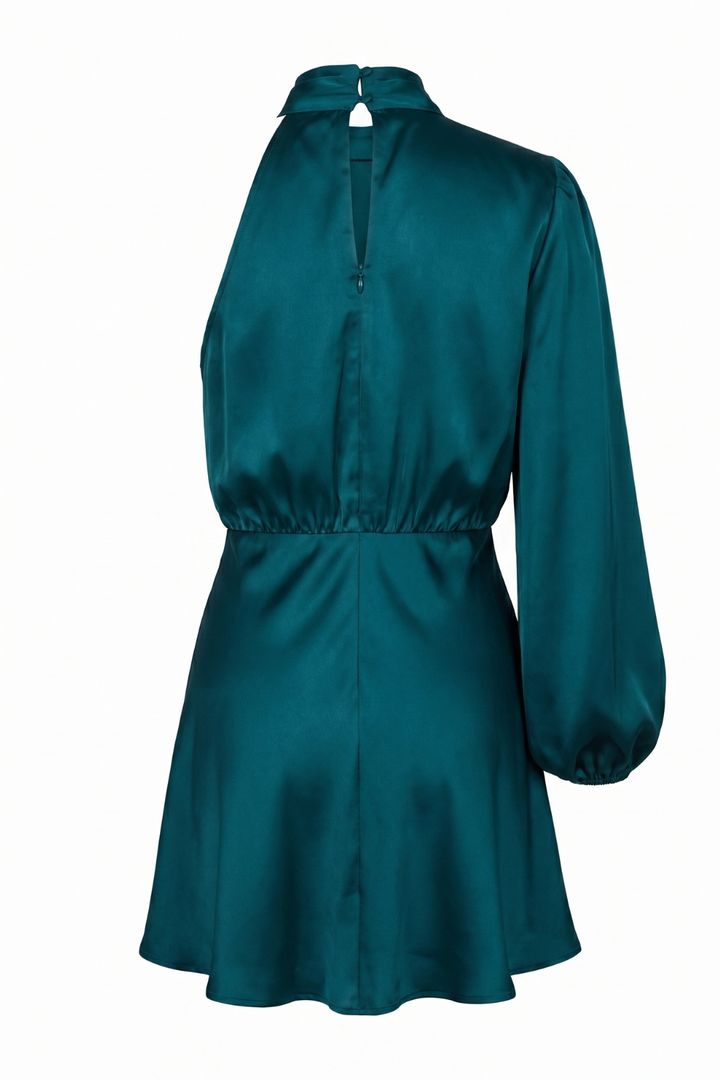 Veloura Ruched Bodycon Mini Dress