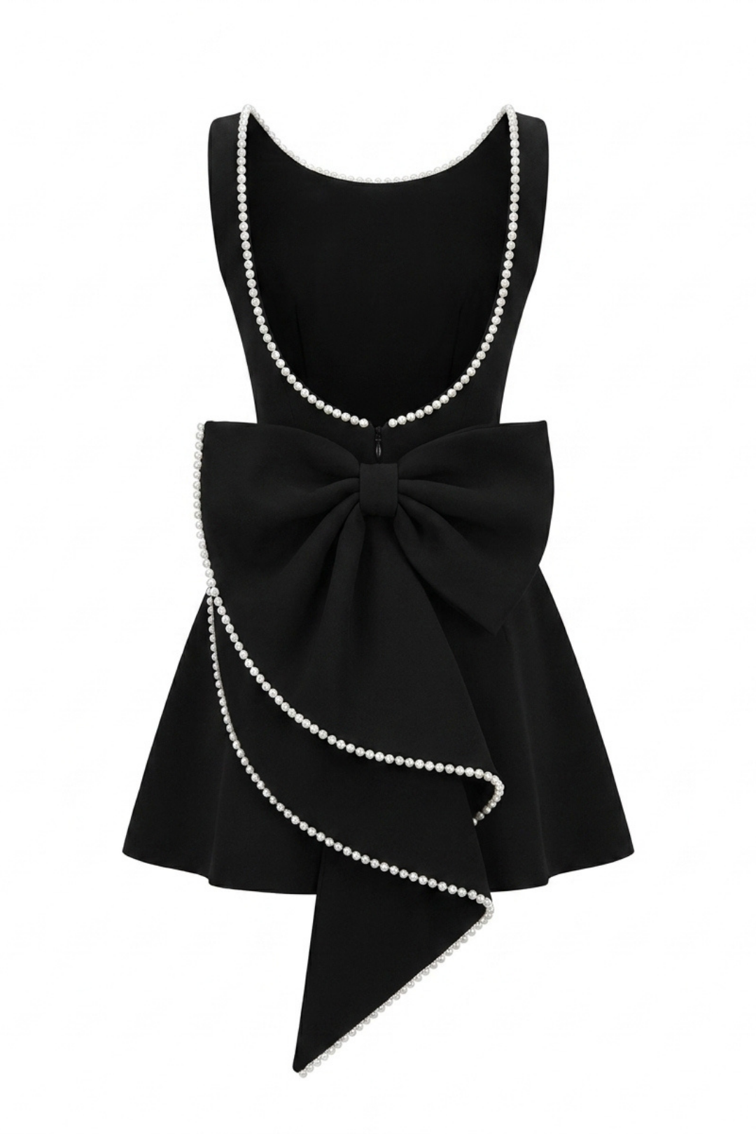 Molly Pearl Neckline Sculpted Mini Dress