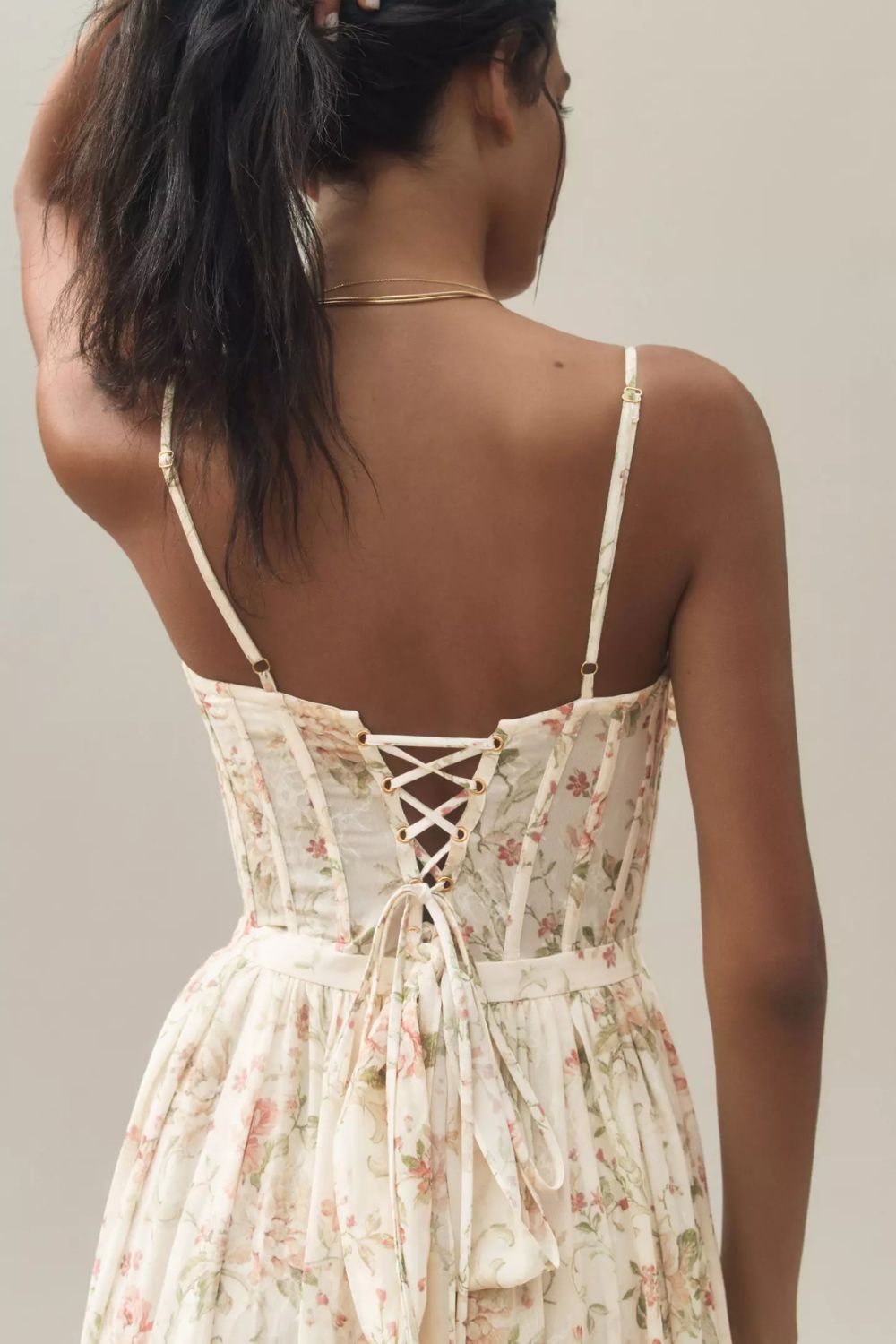 Uriel Halter Print Maxi Dress