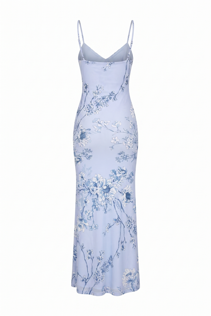 Julie Draped Occasion Maxi Dress