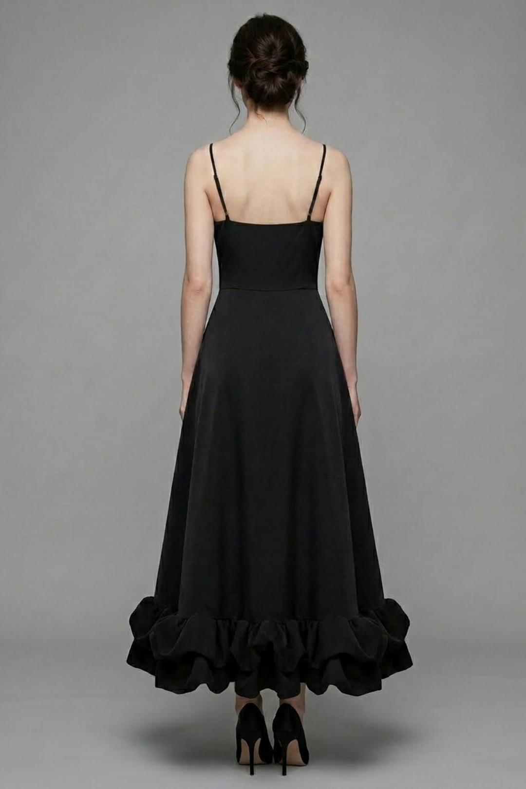 Percival Ruffle A-Line Gown