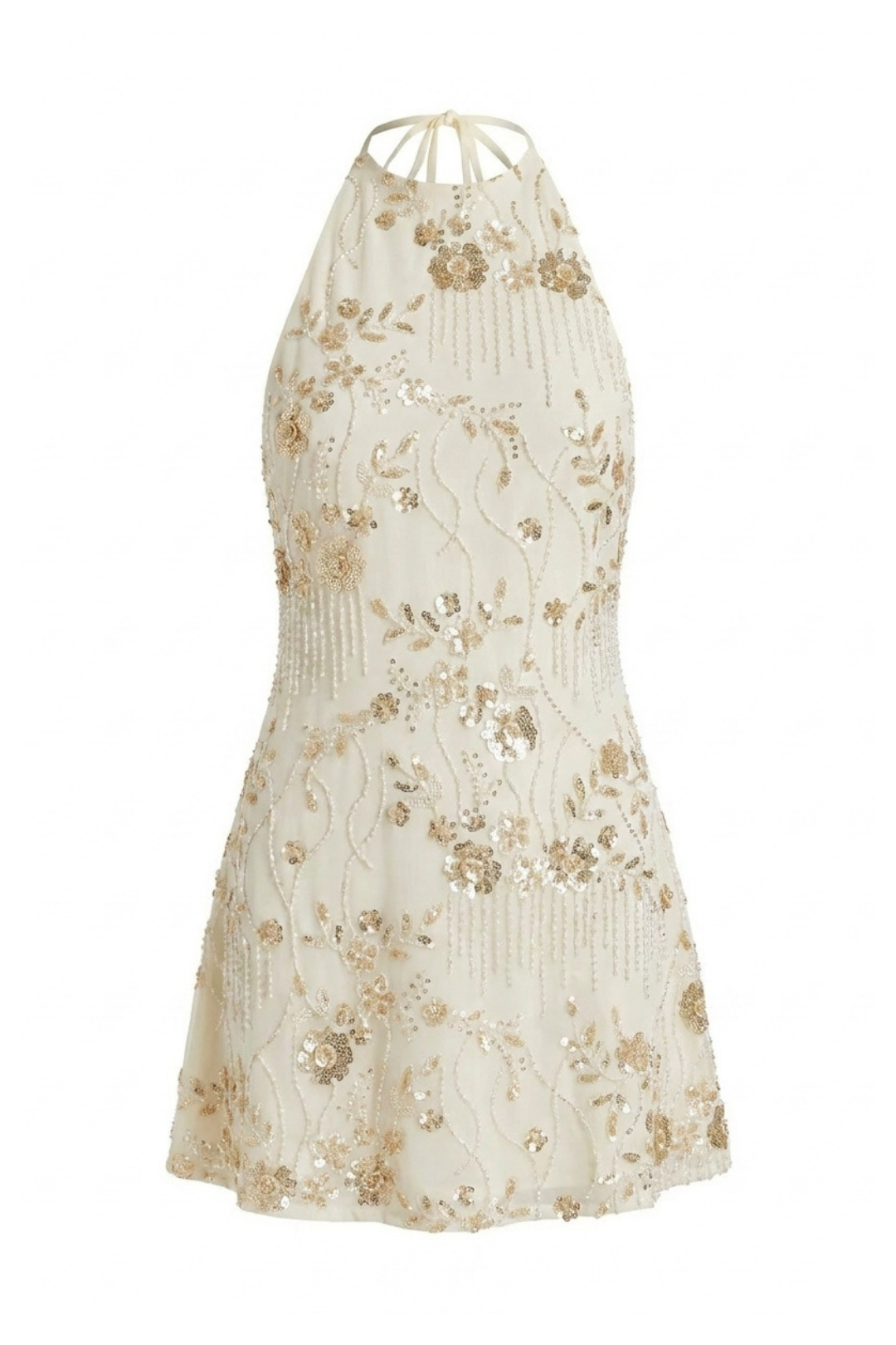 Bianca Floral Embellished Mini Dress