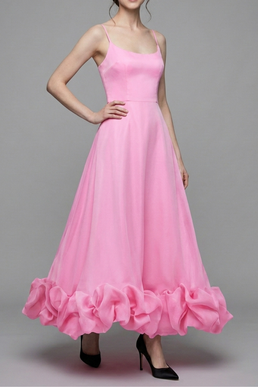 Percival Ruffle A-Line Gown