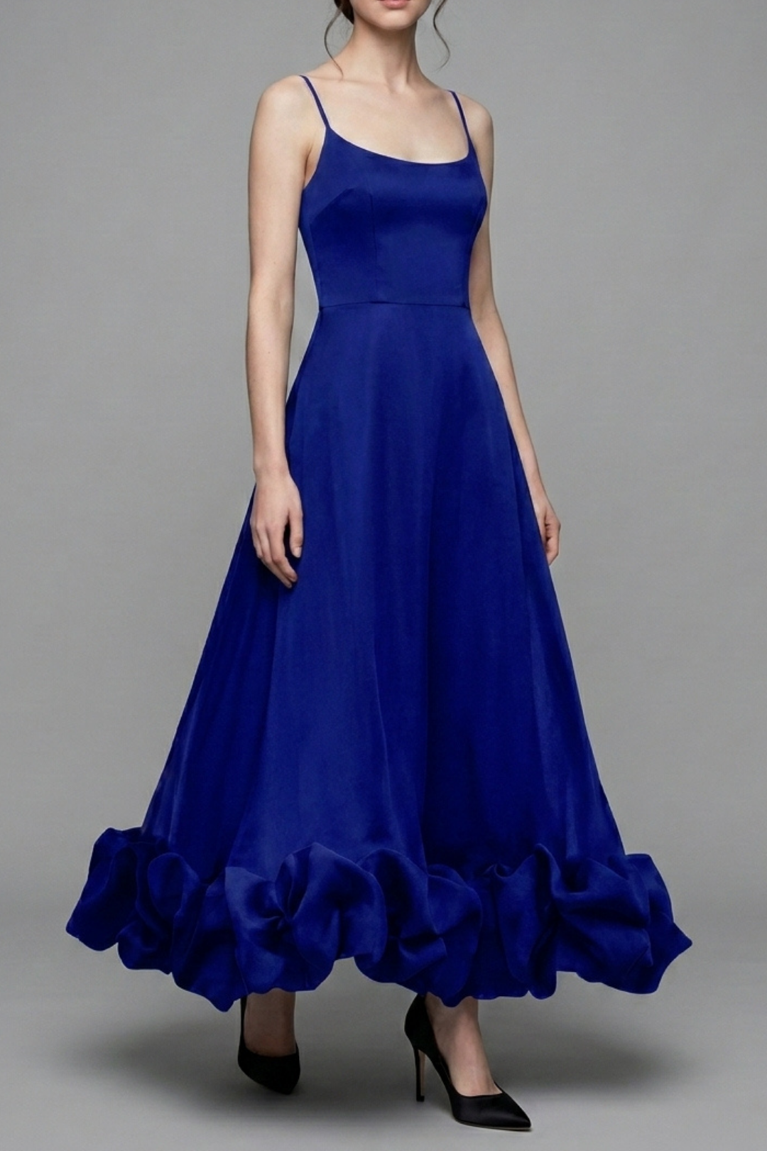 Percival Ruffle A-Line Gown