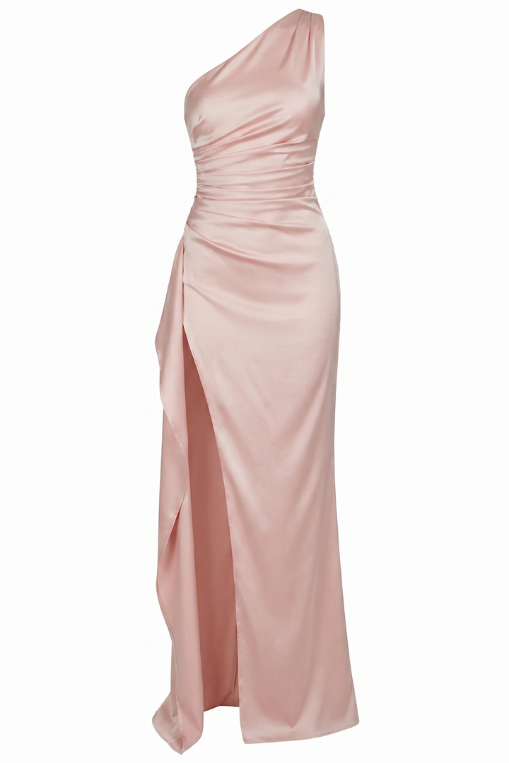 Grace Lustrous Woven Maxi Gown