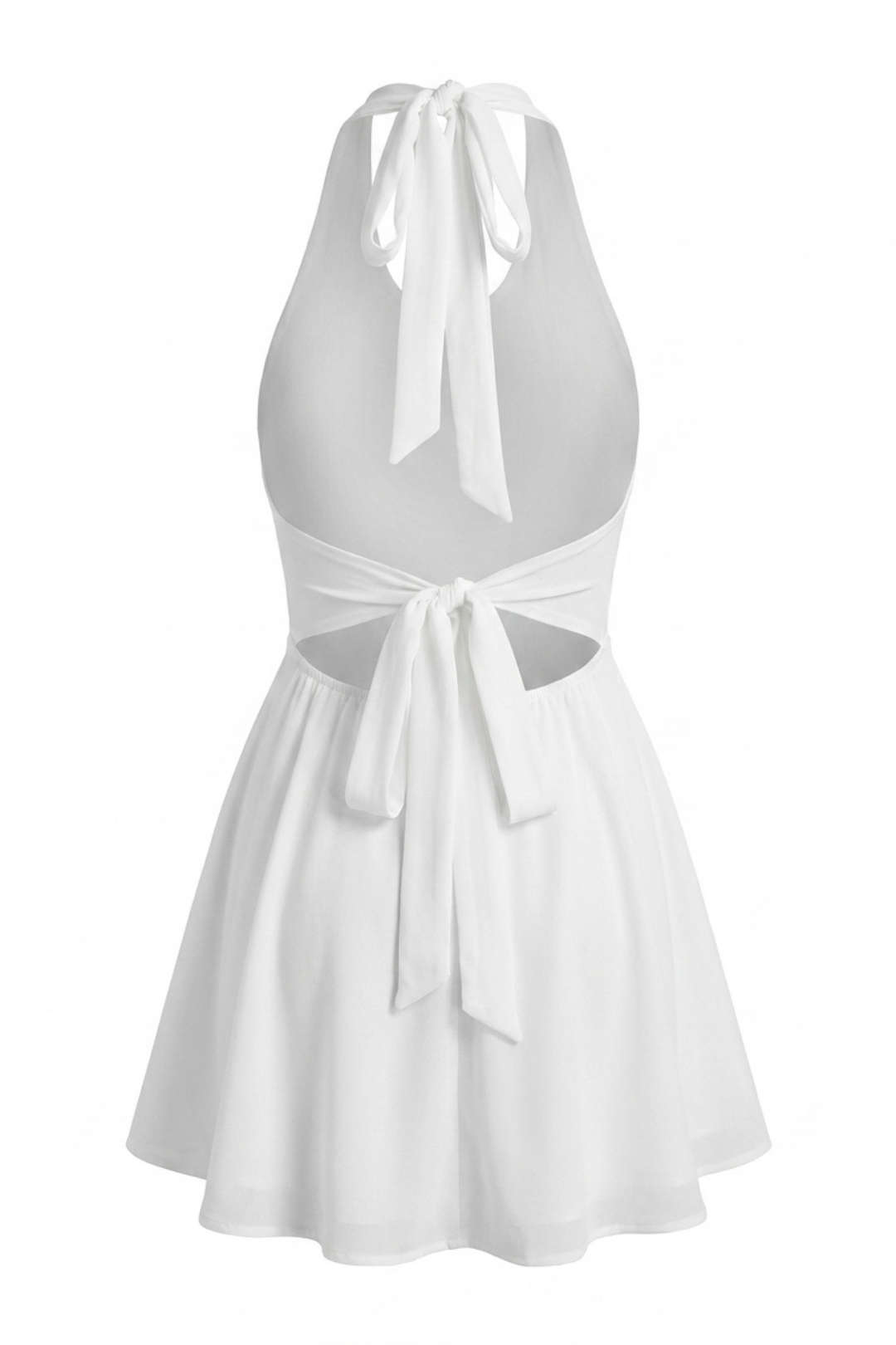 Elenor Wrap Tie Mini Dress