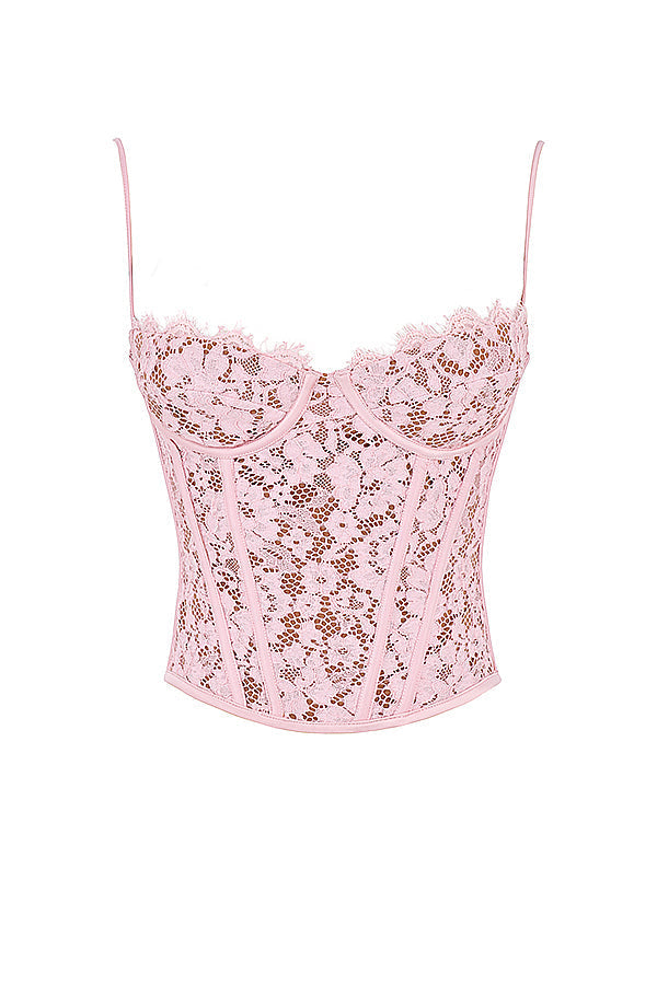 Esme Sweetheart Lace Corset Top