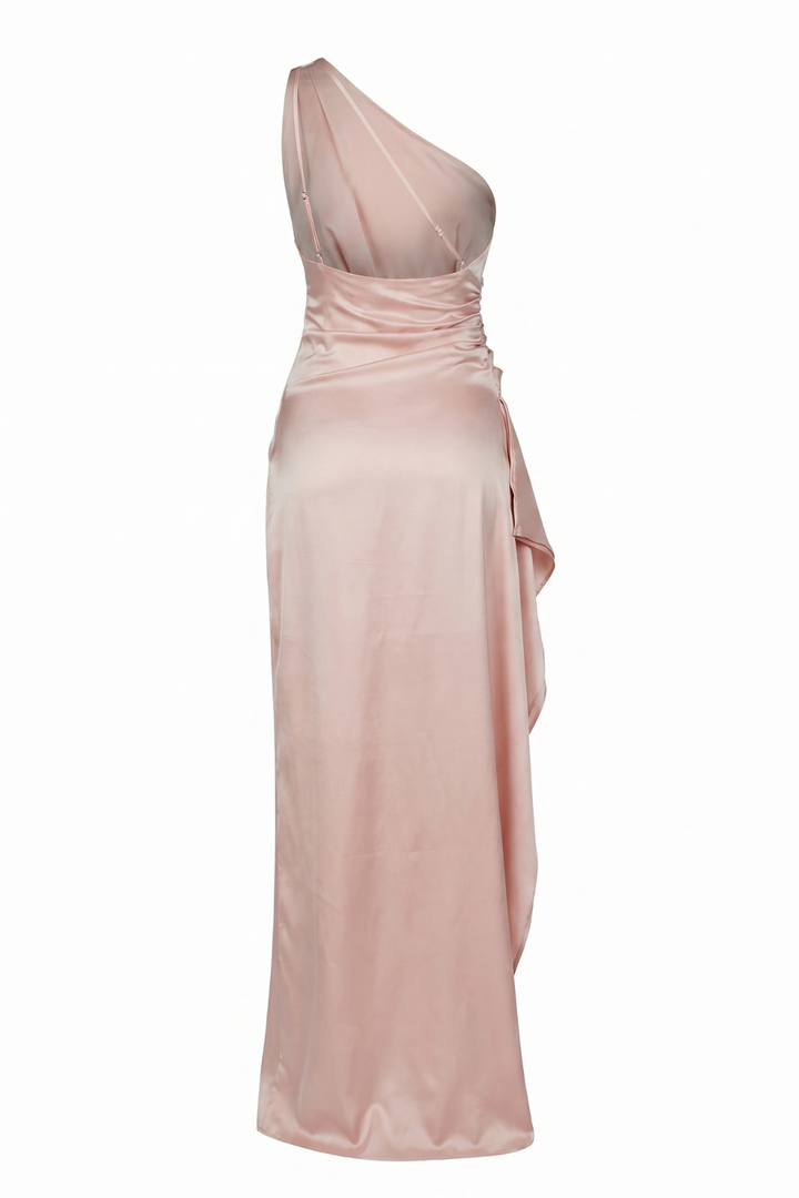 Grace Lustrous Woven Maxi Gown