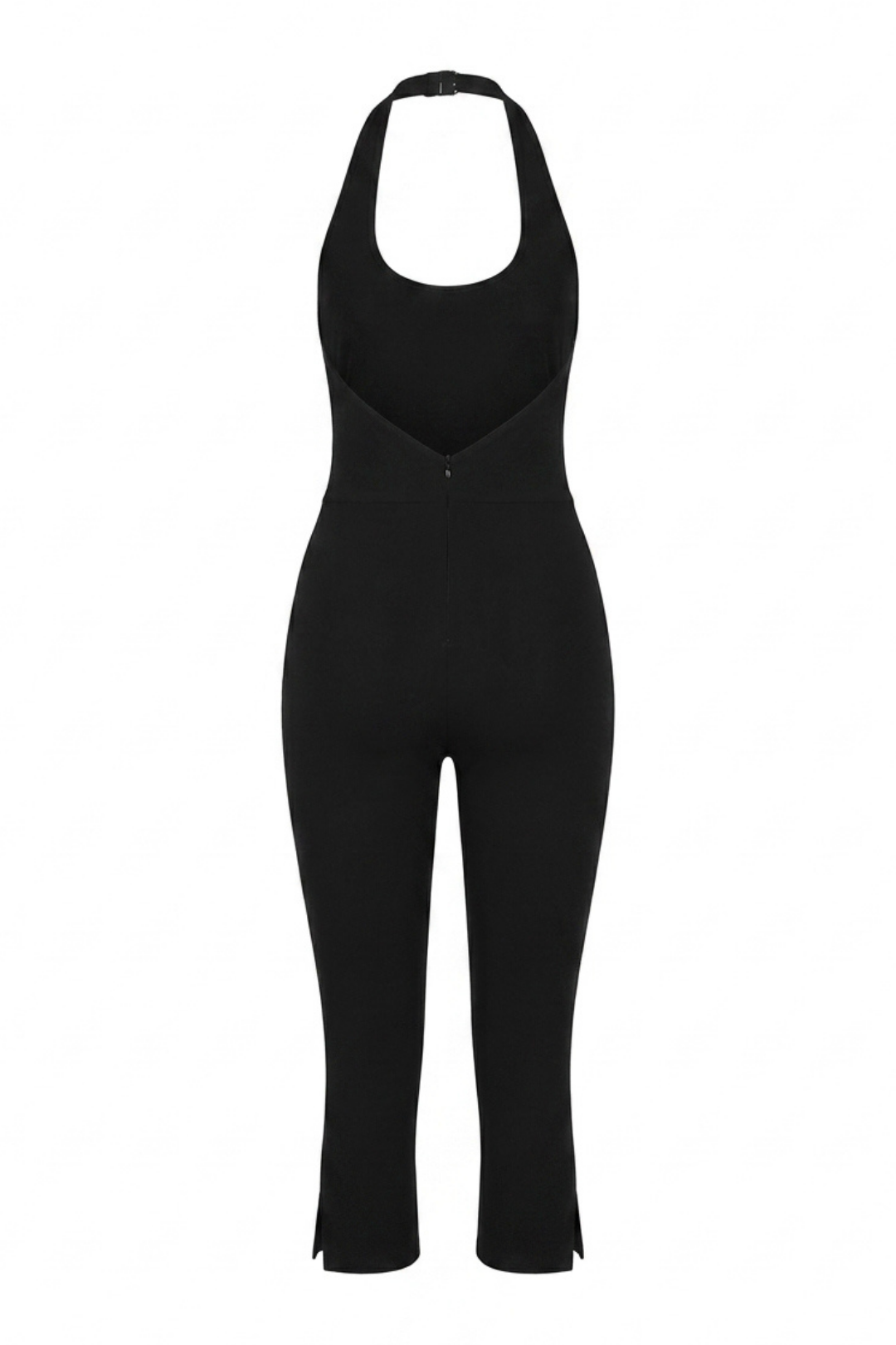 Kimi Halter Plunge Backless Jumpsuit