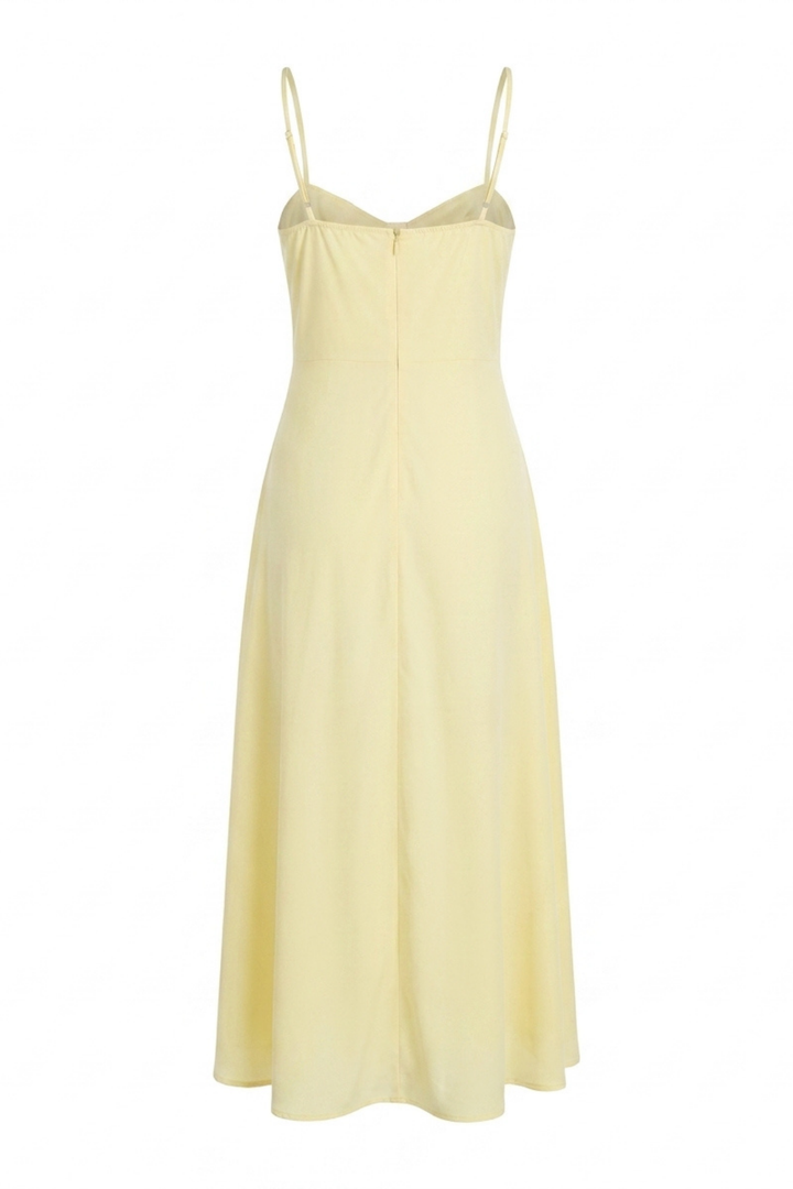 Celine Lace Up Backless A-Line Dress