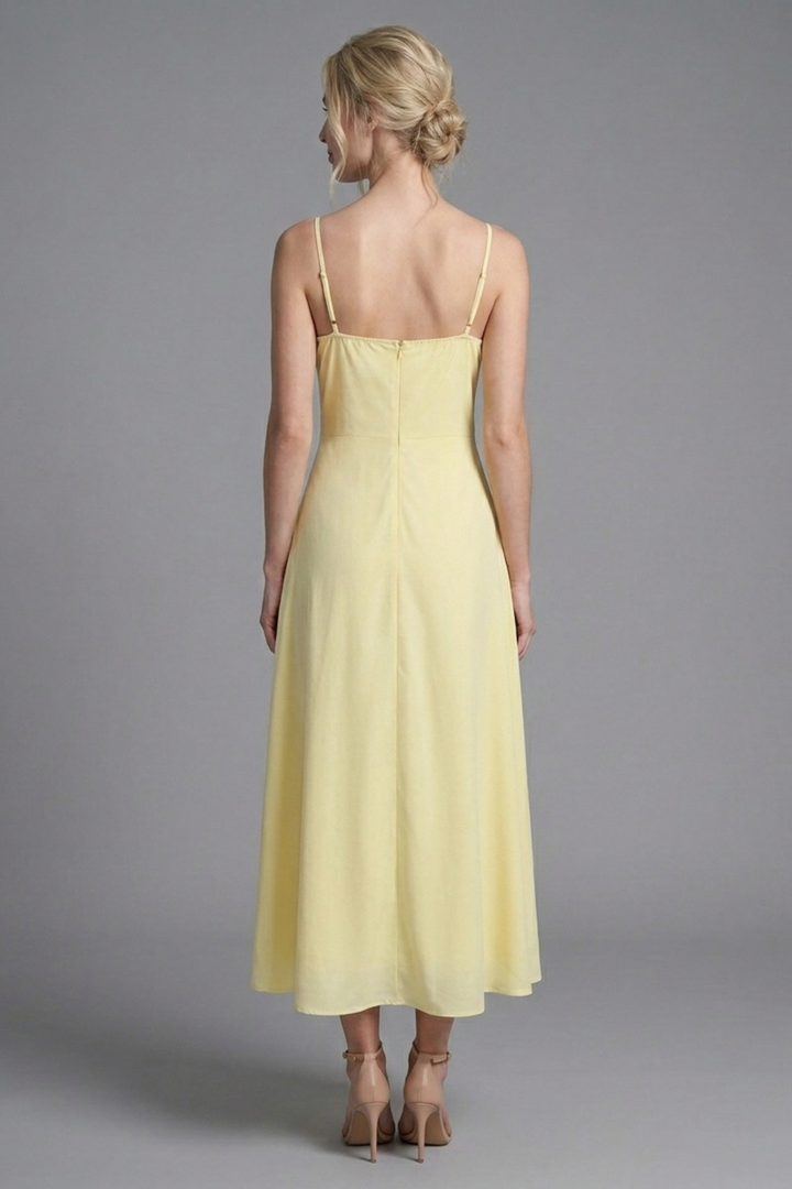 Celine Lace Up Backless A-Line Dress