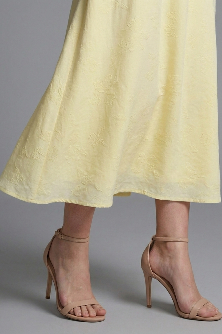 Celine Lace Up Backless A-Line Dress
