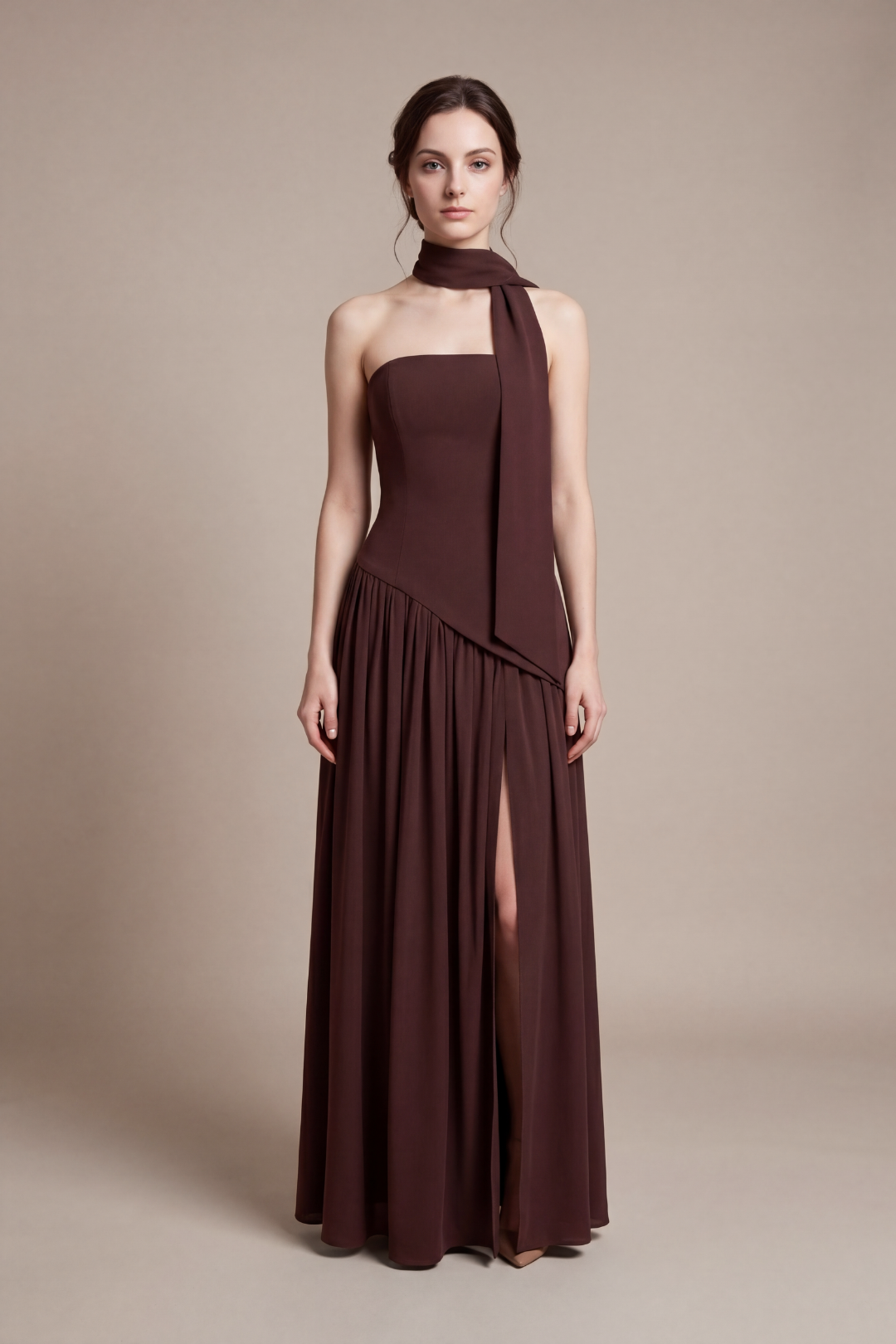 Soleil Scarf Maxi Dress