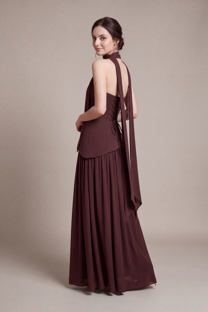 Soleil Scarf Maxi Dress