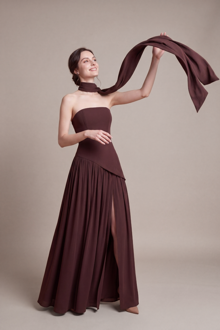 Soleil Scarf Maxi Dress