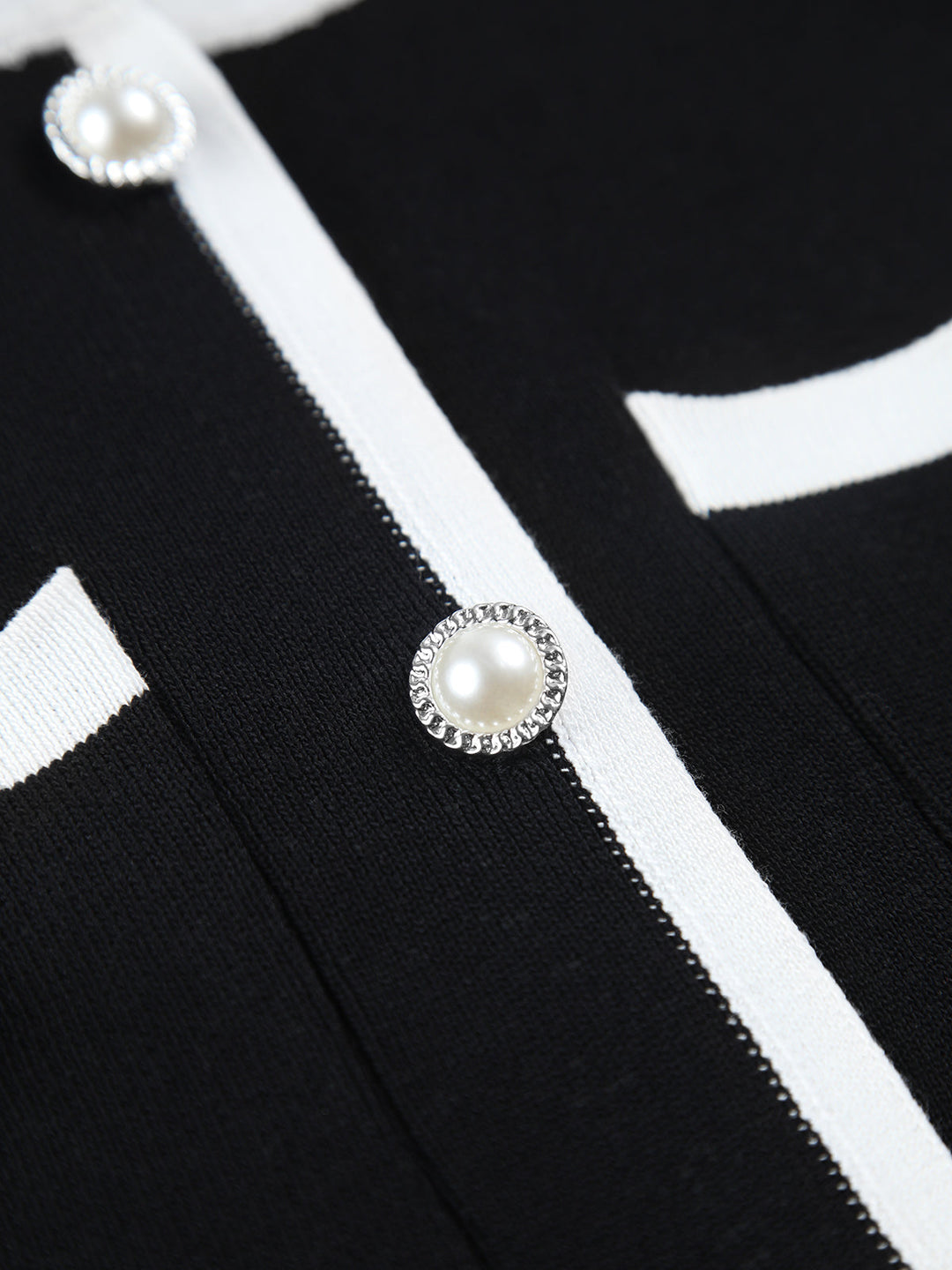 Pippa Button Pocket Knit Mini Dress