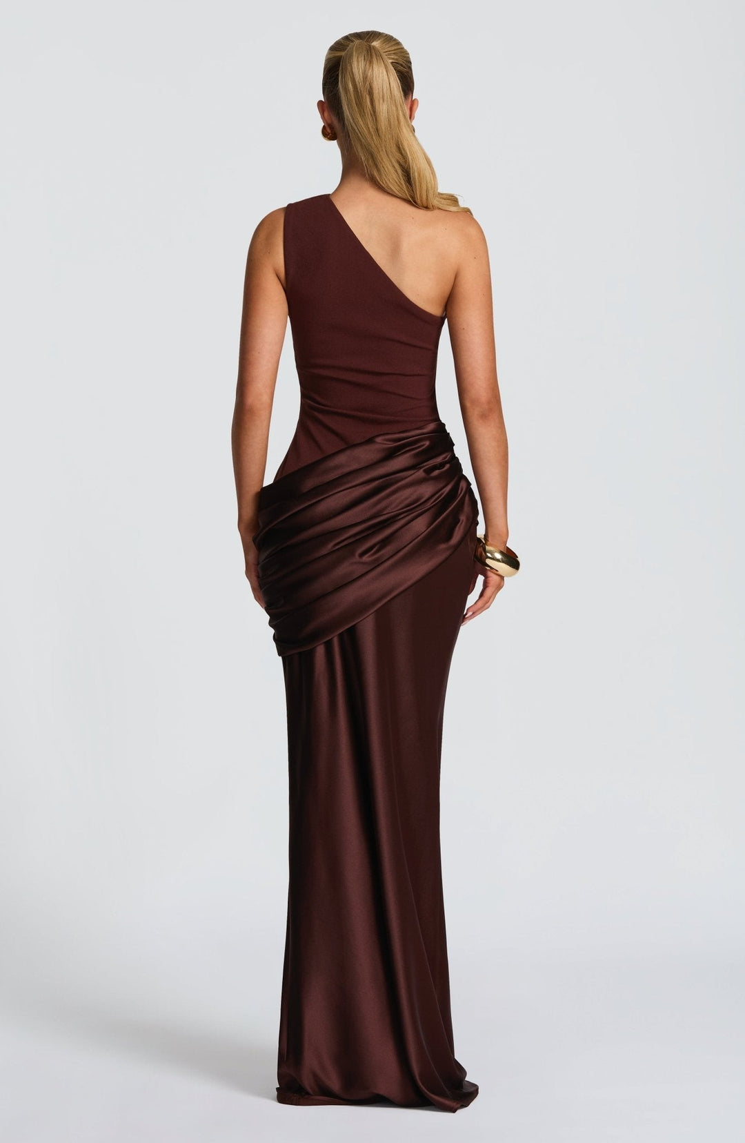 Janet One Shoulder Flowing Maxi Dress