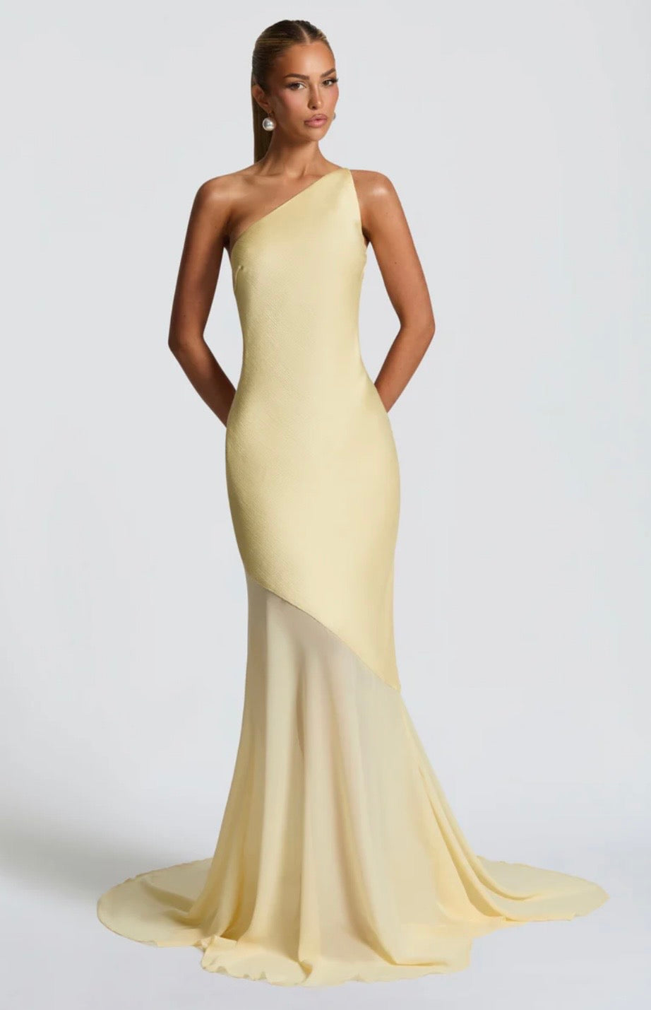 Feline Sleek Fitted Maxi Dress