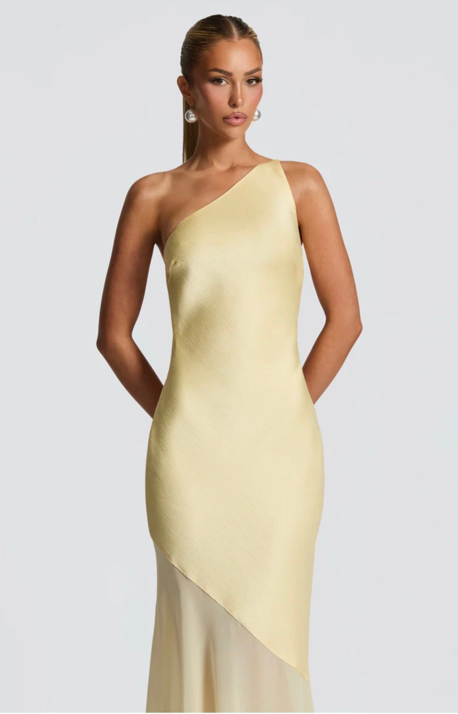 Feline Sleek Fitted Maxi Dress