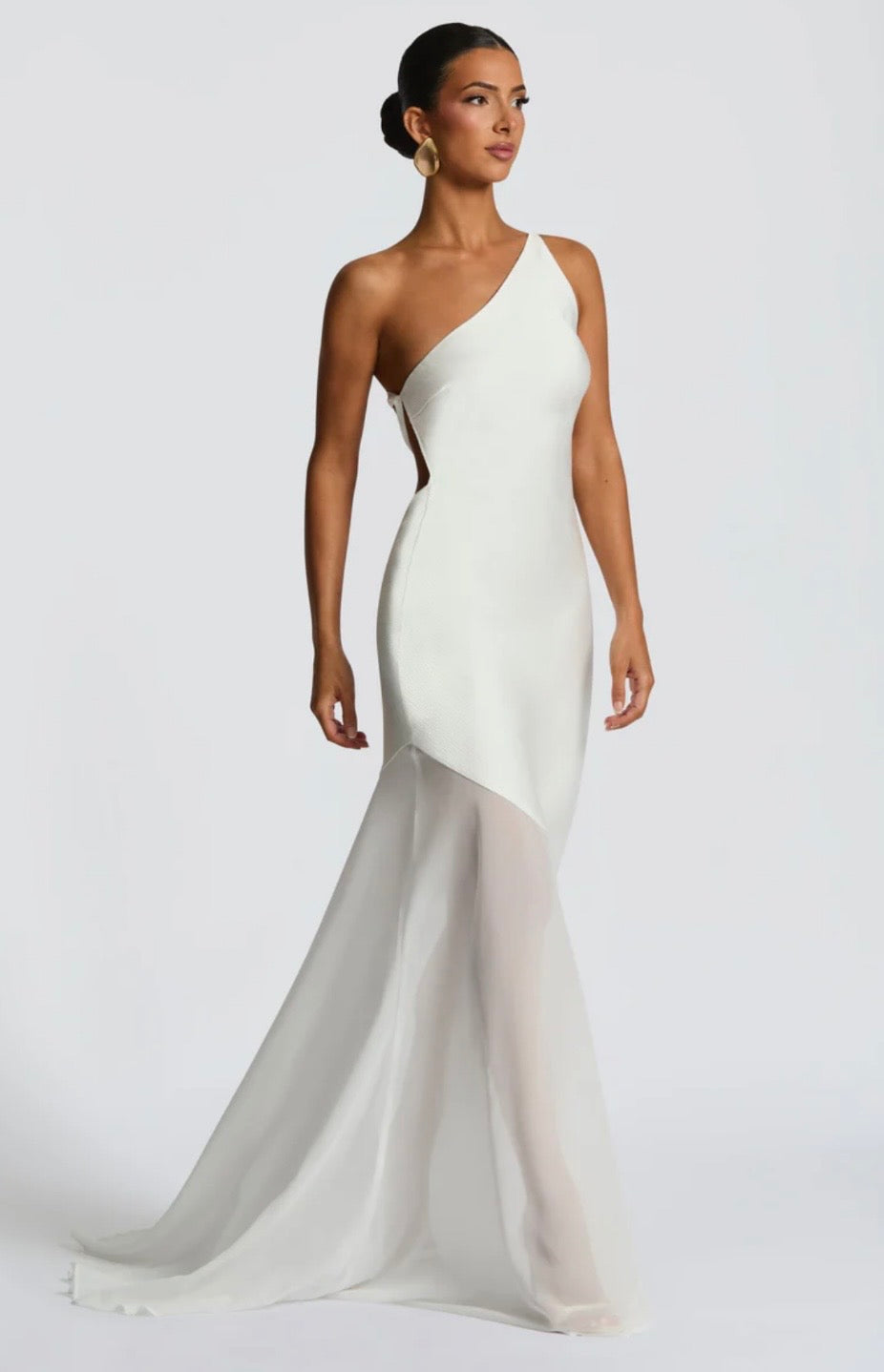 Feline Sleek Fitted Maxi Dress