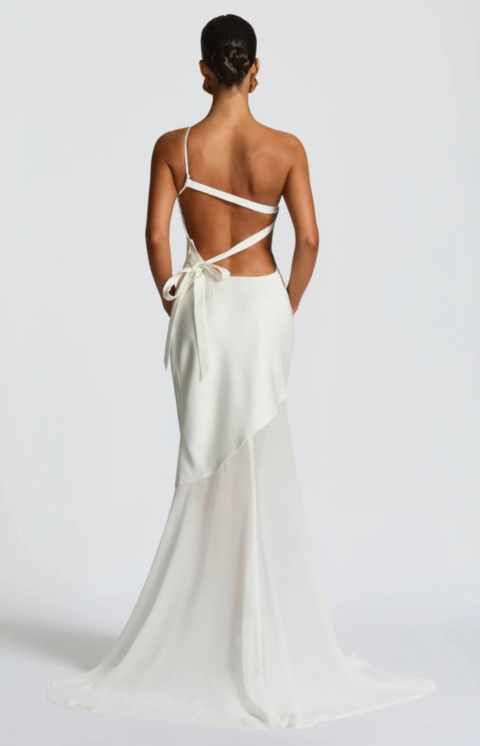 Feline Sleek Fitted Maxi Dress