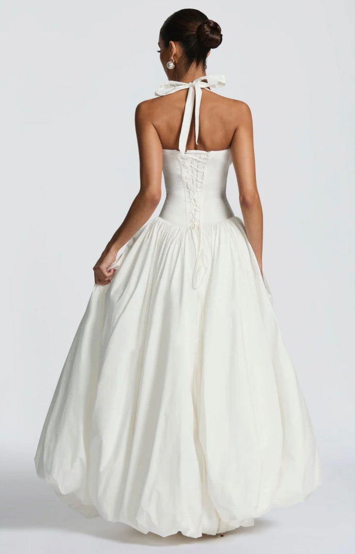Rosalee Feminine Gathered Maxi Dress